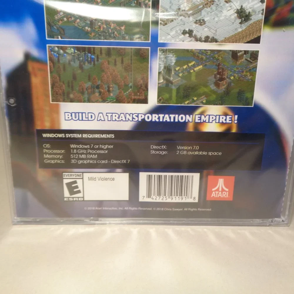 LOCOMOTION Chris Sawyer's New PC CD-ROM Video Game Atari
